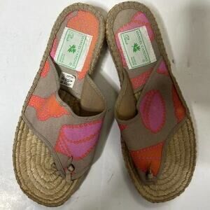 MANUEL CANOVAS THONG‎ SANDALS SIZE 40